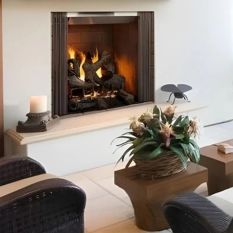 Majestic Castlewood 42-Inch Outdoor Wood Burning Fireplace Majestic