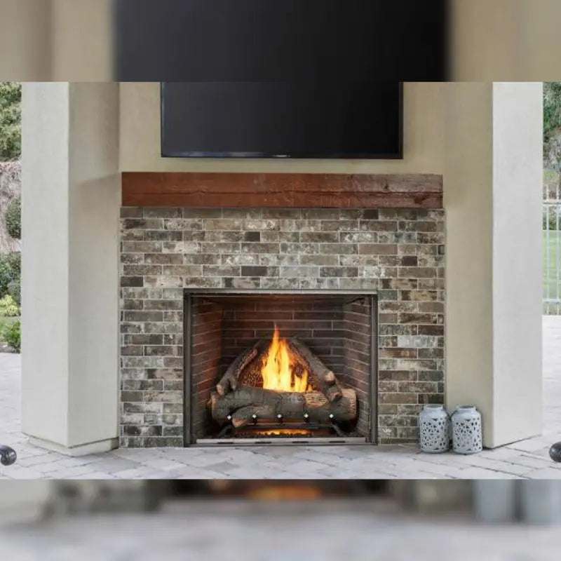 Majestic Courtyard 42-Inch Outdoor Vent Free Gas Fireplace Majestic