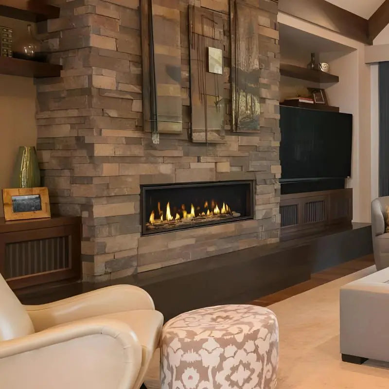 Majestic Echelon II 48" Linear Direct Vent Gas Fireplace | ECHEL48IN Majestic
