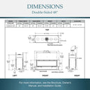 Majestic Echelon II 48" See Through Linear Direct Vent Gas Fireplace | ECHEL48ST Majestic