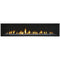 Majestic Echelon II 72" Linear Direct Vent Gas Fireplace | ECHEL72IN Majestic