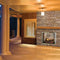 Majestic Fortress 36-Inch Indoor/Outdoor See Thru Vent Free Gas Fireplace Majestic
