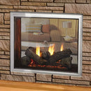 Majestic Fortress 36-Inch Indoor/Outdoor See Thru Vent Free Gas Fireplace Majestic