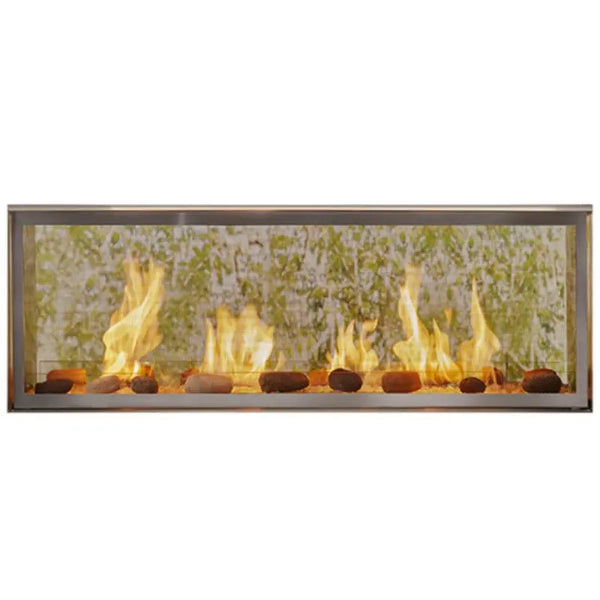 Majestic Lanai 48-Inch See Thru Outdoor Linear Vent Free Gas Fireplace Majestic