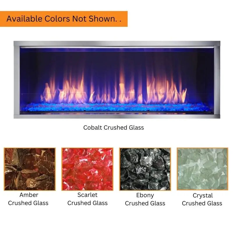 Majestic Lanai 48-Inch See Thru Outdoor Linear Vent Free Gas Fireplace Majestic