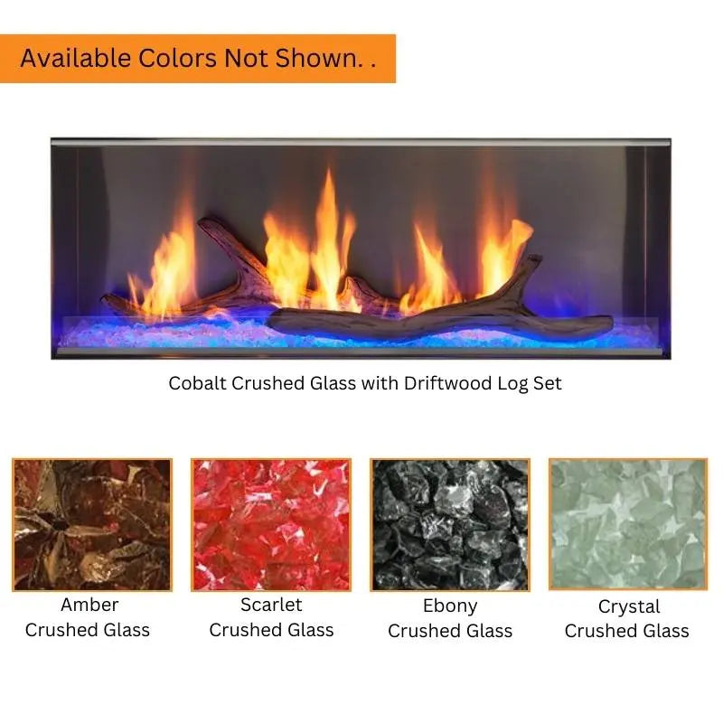 Majestic Lanai 48-Inch See Thru Outdoor Linear Vent Free Gas Fireplace Majestic