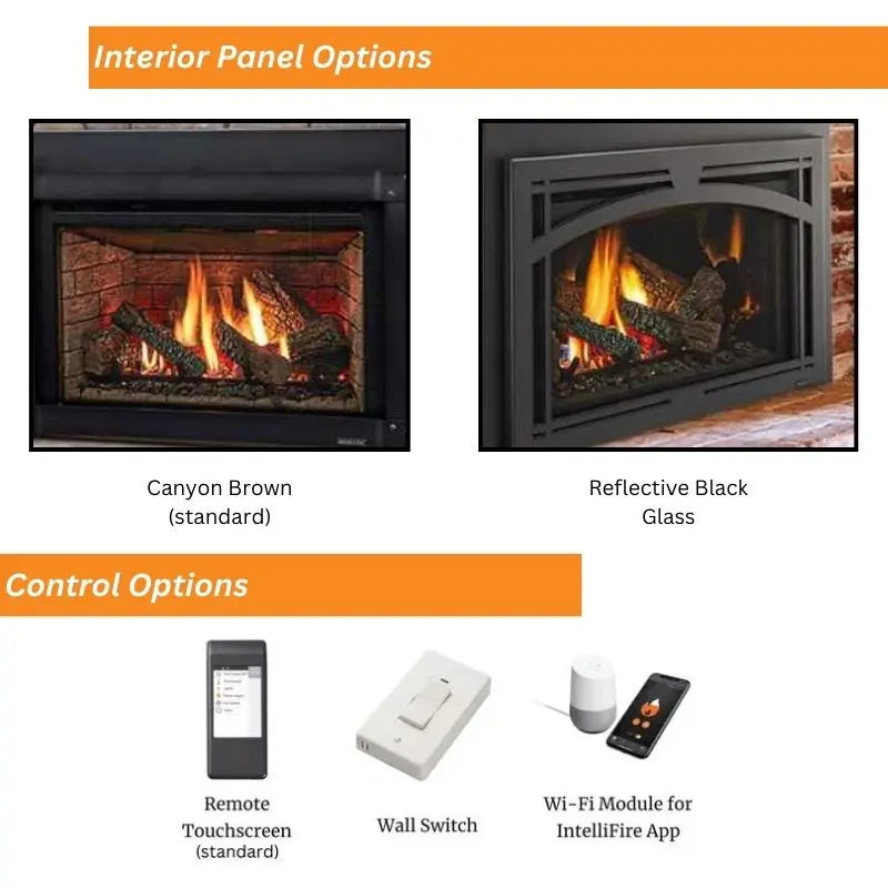 Majestic Trilliant 30" Direct Vent Gas Insert | TRILLIANT30IN Majestic