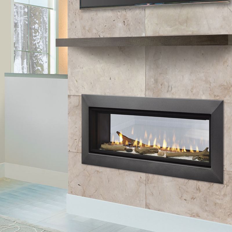 Majestic Echelon II 48" See Through Linear Direct Vent Gas Fireplace | ECHEL48ST Majestic