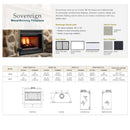 Majestic Sovereign Radiant Wood Burning Fireplace | SA36R, SA42R Majestic