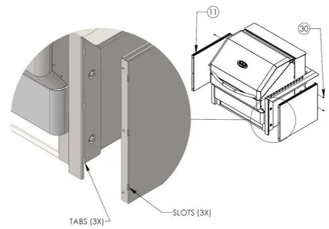Memphis Built‐In Insulation Jacket Kit - VGBHSK Memphis Grills