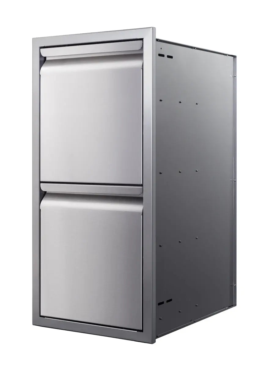 Memphis Grills 15" Two Drawer Stack - VGC15DB2 Memphis Grills