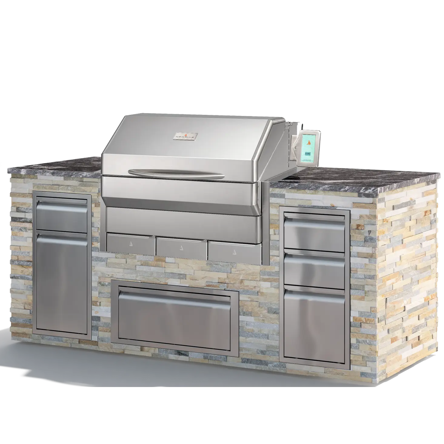 Memphis Grills Elite 39" Built-In ITC 3 Pellet Grill - VGB0002S Memphis Grills