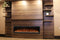 Modern Flames Allwood Fireplace Media Wall in Weathered Walnut | 60'' Spectrum Electric Fireplace Modern Flames