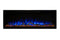 Modern Flames Allwood Fireplace Media Wall in Weathered Walnut | 60'' Spectrum Electric Fireplace Modern Flames