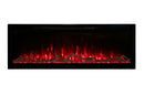 Modern Flames Allwood Fireplace Media Wall in Weathered Walnut | 60'' Spectrum Electric Fireplace Modern Flames
