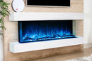 Modern Flames Landscape Pro 58'' Electric Fireplace Wall Mount Studio Suite | White Ready to Paint Modern Flames