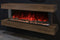 Modern Flames Landscape Pro 58'' Studio Suite Wall Mount Mantel Package | Weathered Walnut Modern Flames