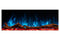 Modern Flames Landscape Pro 58'' Studio Suite Wall Mount Mantel Package | Weathered Walnut Modern Flames