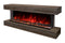 Modern Flames Landscape Pro 70'' Studio Suite Wall Mount Mantel Package | Driftwood Grey Modern Flames