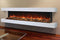 Modern Flames Landscape Pro 82'' Electric Fireplace Wall Mount Studio Suite | White Ready to Paint Modern Flames