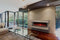 Modern Flames Landscape Pro 82'' Studio Suite Wall Mount Mantel Package | Coastal Sand Modern Flames