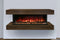 Modern Flames Landscape Pro 82'' Studio Suite Wall Mount Mantel Package | Weathered Walnut Modern Flames