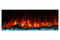 Modern Flames Landscape Pro 82'' Studio Suite Wall Mount Mantel Package | Weathered Walnut Modern Flames