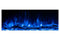 Modern Flames Landscape Pro 82'' Studio Suite Wall Mount Mantel Package | Weathered Walnut Modern Flames