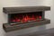 Modern Flames Landscape Pro 94'' Studio Suite Wall Mount Mantel Package | Driftwood Grey Modern Flames