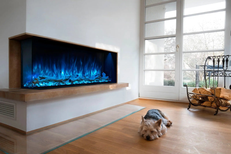 Modern Flames Landscape Pro Multi 56-inch 3-Sided / 2-Sided Built In Electric Fireplace Modern Flames