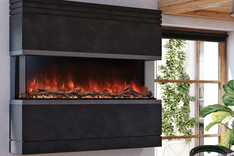 Modern Flames Landscape Pro Multi 56-inch 3-Sided / 2-Sided Built In Electric Fireplace Modern Flames