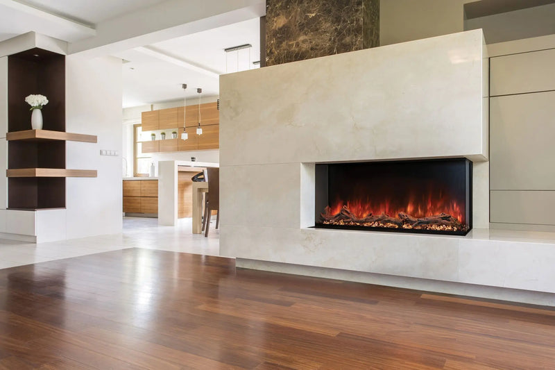 Modern Flames Landscape Pro Multi 56-inch 3-Sided / 2-Sided Built In Electric Fireplace Modern Flames