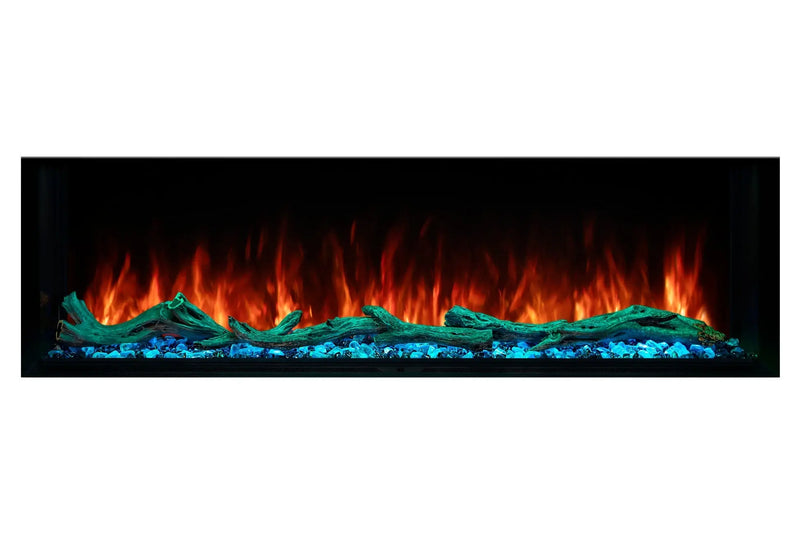 Modern Flames Landscape Pro Multi 56-inch 3-Sided / 2-Sided Built In Electric Fireplace Modern Flames