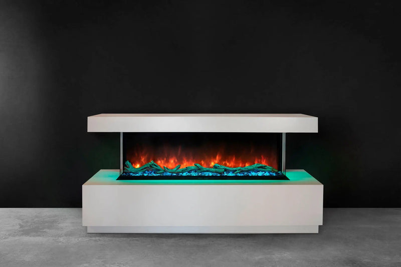 Modern Flames Landscape Pro Multi 56-inch 3-Sided / 2-Sided Built In Electric Fireplace Modern Flames