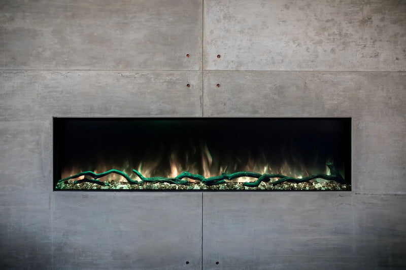 Modern Flames Landscape Pro Slim 56" Built In Linear Electric Fireplace Modern Flames