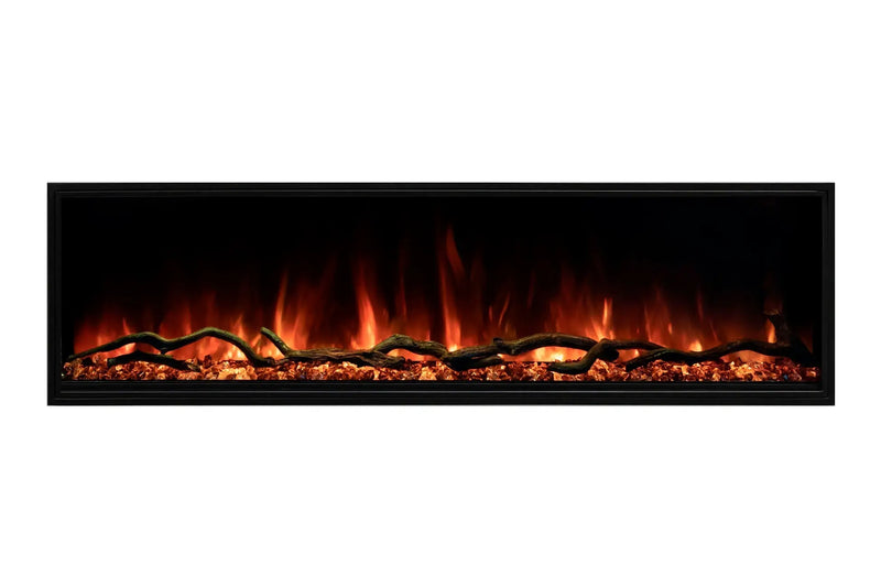 Modern Flames Landscape Pro Slim 96" Built In Linear Electric Fireplace Modern Flames