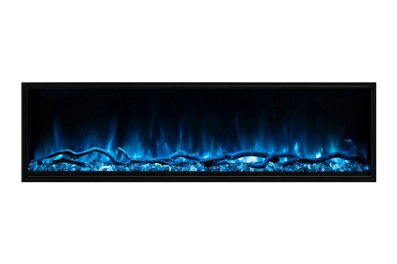 Modern Flames Landscape Pro Slim 96" Built In Linear Electric Fireplace Modern Flames