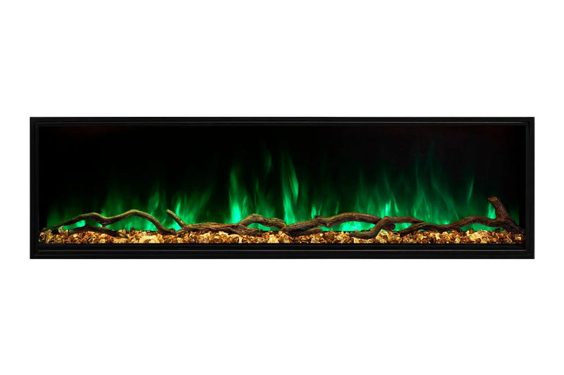 Modern Flames Landscape Pro Slim 96" Built In Linear Electric Fireplace Modern Flames