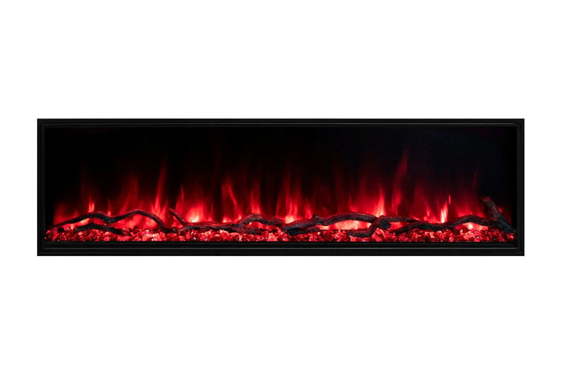 Modern Flames Landscape Pro Slim 96" Built In Linear Electric Fireplace Modern Flames