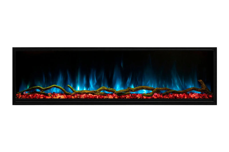 Modern Flames Landscape Pro Slim 96" Built In Linear Electric Fireplace Modern Flames