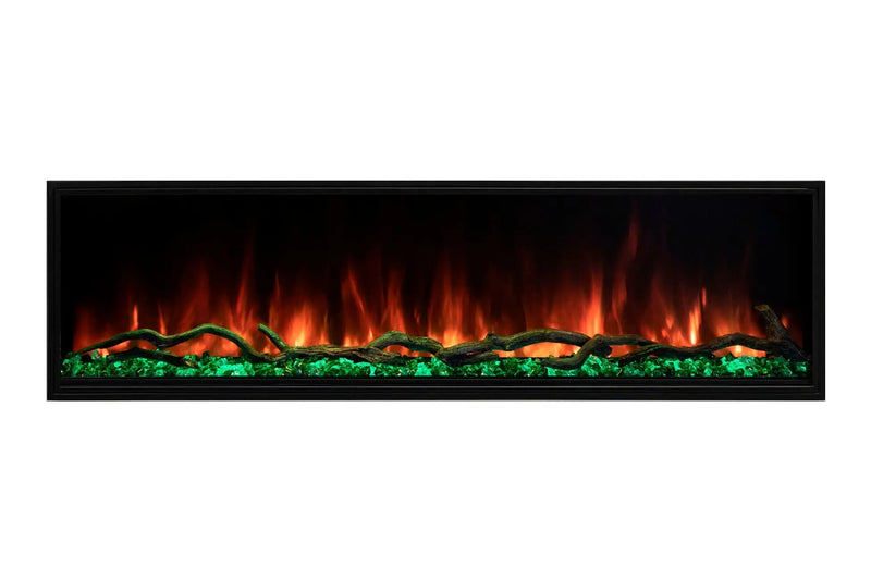 Modern Flames Landscape Pro Slim 96" Built In Linear Electric Fireplace Modern Flames