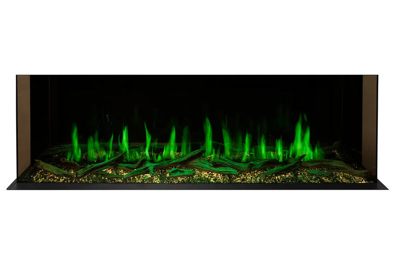 Modern Flames Orion Multi 120" Heliovision Virtual Multi-View Built-In Electric Fireplace - Agent BBQ