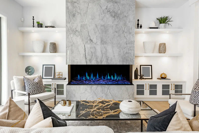Modern Flames Orion Multi 60" Heliovision Virtual Multi-View Built-In Electric Fireplace - Agent BBQ