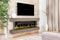 Modern Flames Orion Multi 73'' Heliovision Electric Fireplace Wall Mount Studio Suite | Coastal Sand - Agent BBQ