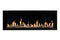 Modern Flames Orion Slim 60" Heliovision Virtual Recessed / Wall Mount Electric Fireplace - Agent BBQ
