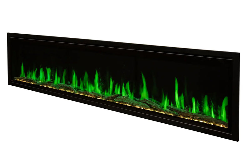 Modern Flames Orion Slim 60" Heliovision Virtual Recessed / Wall Mount Electric Fireplace - Agent BBQ