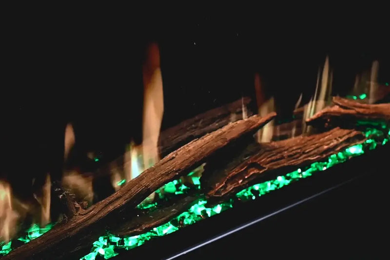 Modern Flames Orion Slim 60" Heliovision Virtual Recessed / Wall Mount Electric Fireplace - Agent BBQ