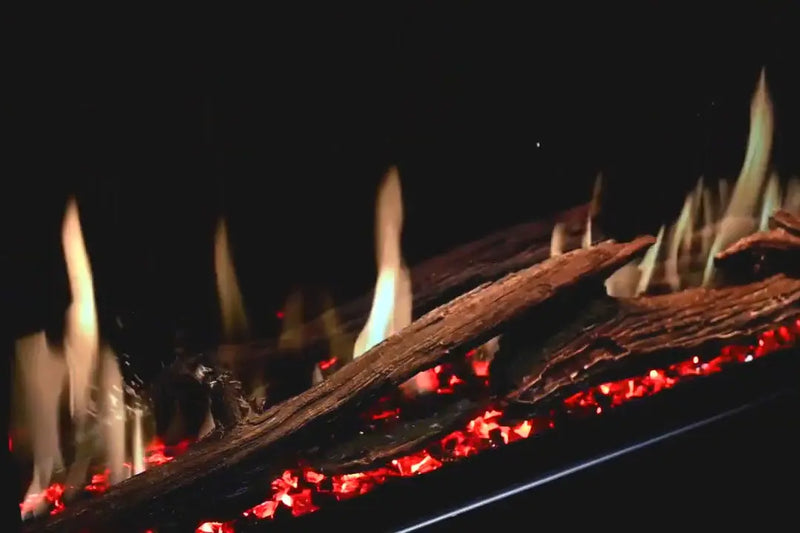 Modern Flames Orion Slim 60" Heliovision Virtual Recessed / Wall Mount Electric Fireplace - Agent BBQ