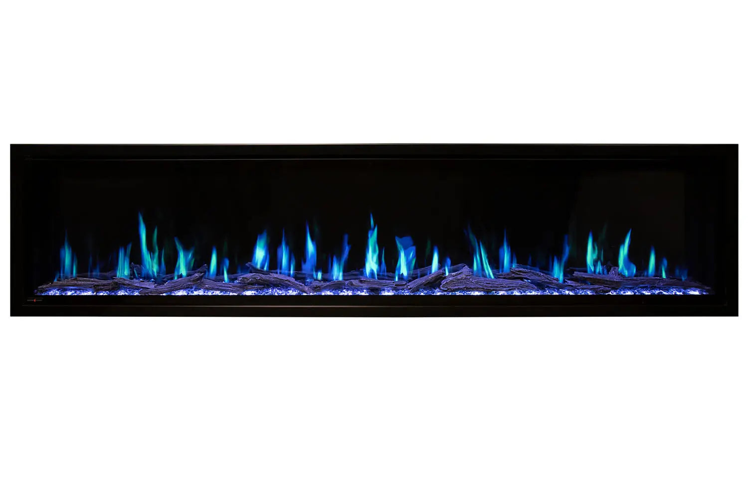 Modern Flames Orion Slim 60" Heliovision Virtual Recessed / Wall Mount Electric Fireplace - Agent BBQ