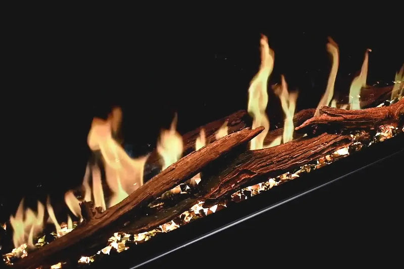 Modern Flames Orion Slim 60" Heliovision Virtual Recessed / Wall Mount Electric Fireplace - Agent BBQ